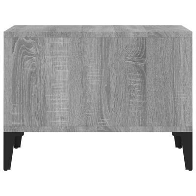 vidaXL Table basse Sonoma gris 60x50x36,5 cm Bois d'ingénierie