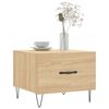vidaXL Tables basses 2 pcs ch&ecirc;ne sonoma 50x50x40 cm bois d'ing&eacute;nierie