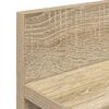 vidaXL Porte-manteau mural Ch&ecirc;ne Sonoma 60 x 10,5 x 18 cm