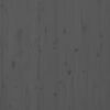 vidaXL T&ecirc;te de lit murale Gris 106x3x91,5 cm Bois massif de pin
