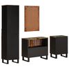 vidaXL Ensemble de meubles de salle de bain 4 pcs bois massif d'acacia