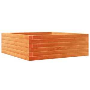 vidaXL Jardini&egrave;re cire marron 70x70x23 cm bois de pin massif