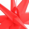 vidaXL Lumi&egrave;res de No&euml;l avec LED 3 pcs pliable rouge 100 cm