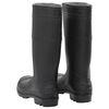 vidaXL Bottes de pluie noir taille 45 PVC