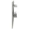 vidaXL Porte-manteau mural avec &eacute;tag&egrave;re Gris b&eacute;ton 90 x 10 x 50 cm