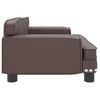 vidaXL Canapé pour enfants marron 70x45x30 cm similicuir