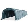 vidaXL Tente amovible pour b&eacute;tail PVC 550 g/m&sup2; 3,3 x 16 m Vert fonc&eacute;