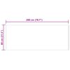 vidaXL Tapis en fausse Tafalla Blanc 80 x 200 cm Polyester