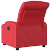 vidaXL Fauteuil inclinable Rouge Similicuir