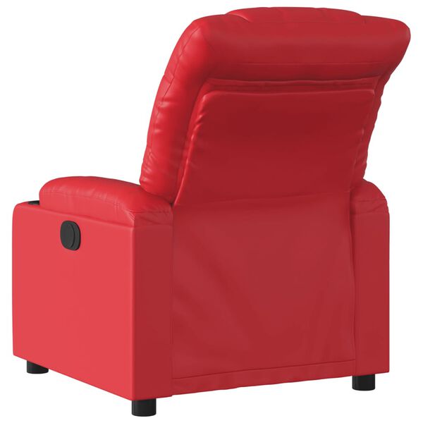 vidaXL Fauteuil inclinable Rouge Similicuir