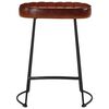 vidaXL Tabourets de bar lot de 2 marron fonc&eacute; 40x29,5x53 cm