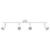 vidaXL Spot de plafond Blanc 25.5 x 8 x 16 cm M&eacute;tal