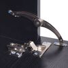 vidaXL 8 pi&egrave;ces de mobilier de salle de bain et lavabo Noir