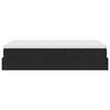 vidaXL Lit avec rangement et matelas Noir 120 x 190 cm Velours