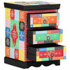 vidaXL Armoire &agrave; tiroirs Multicolore 40 x 40 x 60 cm