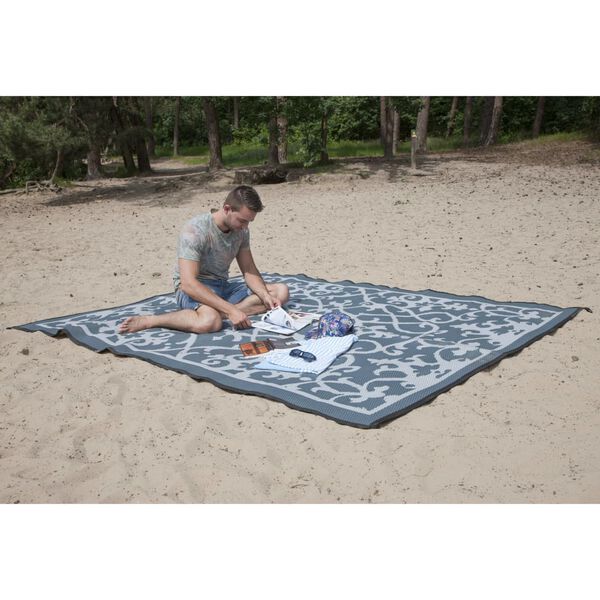 Bo-Camp Tapis d'ext&eacute;rieur Chill mat Oriental 2,7x2 m L champagne