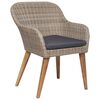 vidaXL Salon de jardin avec coussins 7 pcs R&eacute;sine tress&eacute;e