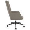 vidaXL Chaise de relaxation Gris clair Velours