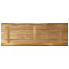 vidaXL Dessus de table bord vivant 110x40x2,5 cm bois de manguier brut