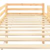 vidaXL Lit mezzanine d'enfants toboggan et échelle bois pin 97x208 cm