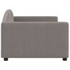 vidaXL Lit de repos sans matelas taupe 90x200 cm tissu
