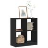 vidaXL Biblioth&egrave;que noir 68,5x32x75 cm bois d'ing&eacute;nierie