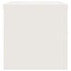 vidaXL Classeur blanc 90x40x40 cm acier