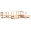 vidaXL Salon de jardin 7 pcs Bois de pin massif