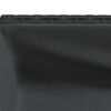 vidaXL Jardini&egrave;re avec &eacute;tag&egrave;re noir r&eacute;sine tress&eacute;e