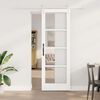 vidaXL Porte coulissante Blanc 73,5 x 211 cm