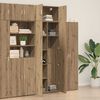vidaXL Armoire de rangement 3 pcs Ch&ecirc;ne artisanal