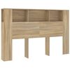 vidaXL Armoire de t&ecirc;te de lit ch&ecirc;ne sonoma 160x18,5x104,5 cm