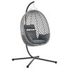 vidaXL Chaise suspendue anthracite et gris 104 x 100 x 191 cm