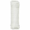 vidaXL Corde de bateau 9 m 1.6 Blanc Polyester