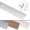 vidaXL Profils de sol 5 pcs Aluminium 134 cm Dor&eacute;
