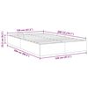 vidaXL Lit de Rangement avec matelas Cr&egrave;me 120 x 200 cm tissu