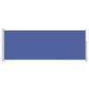 vidaXL Auvent lat&eacute;ral r&eacute;tractable de patio 180x500 cm Bleu
