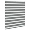 vidaXL Store z&egrave;bre gris fonc&eacute; largeur du tissu 120,9 cm polyester