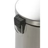 EKO Poubelle &agrave; p&eacute;dale Classic 30 L Argent&eacute; mat