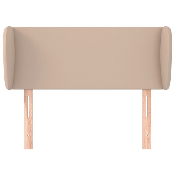 vidaXL T&ecirc;te de lit avec oreilles Cappuccino 83x23x78/88 cm Similicuir