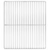 vidaXL Grille de barbecue Argent&eacute; 45 x 40 cm Acier inoxydable
