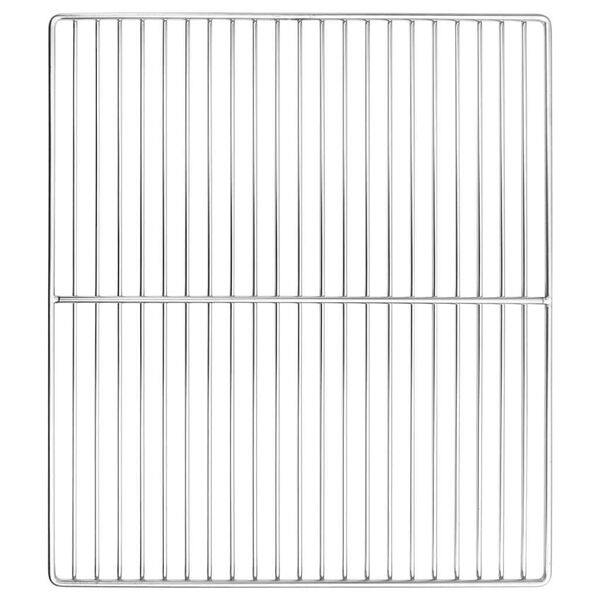vidaXL Grille de barbecue Argent&eacute; 45 x 40 cm Acier inoxydable