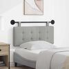 vidaXL T&ecirc;te de lit suspendue Montage mural tissu