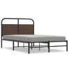 vidaXL Cadre de lit sans matelas 120x190 cm ch&ecirc;ne marron