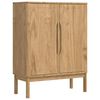 vidaXL Buffet Cire marron 70 x 30 x 70,5 cm Bois de Pin Massif