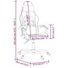 vidaXL Chaise de jeu Noir Similicuir