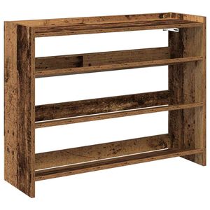 vidaXL &Eacute;tag&egrave;re &agrave; chaussures vieux bois 80x25x62 cm bois d'ing&eacute;nierie