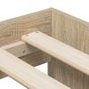 vidaXL Cadre de lit Ch&ecirc;ne Sonoma 80 x 200 cm Bois d'ing&eacute;nierie