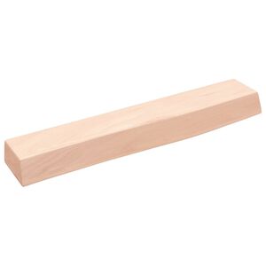 vidaXL &Eacute;tag&egrave;re murale 60x10x6 cm bois de ch&ecirc;ne massif non trait&eacute;