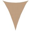 vidaXL Voile d'ombrage 160 g/m&sup2; Taupe 5x7x7 m PEHD